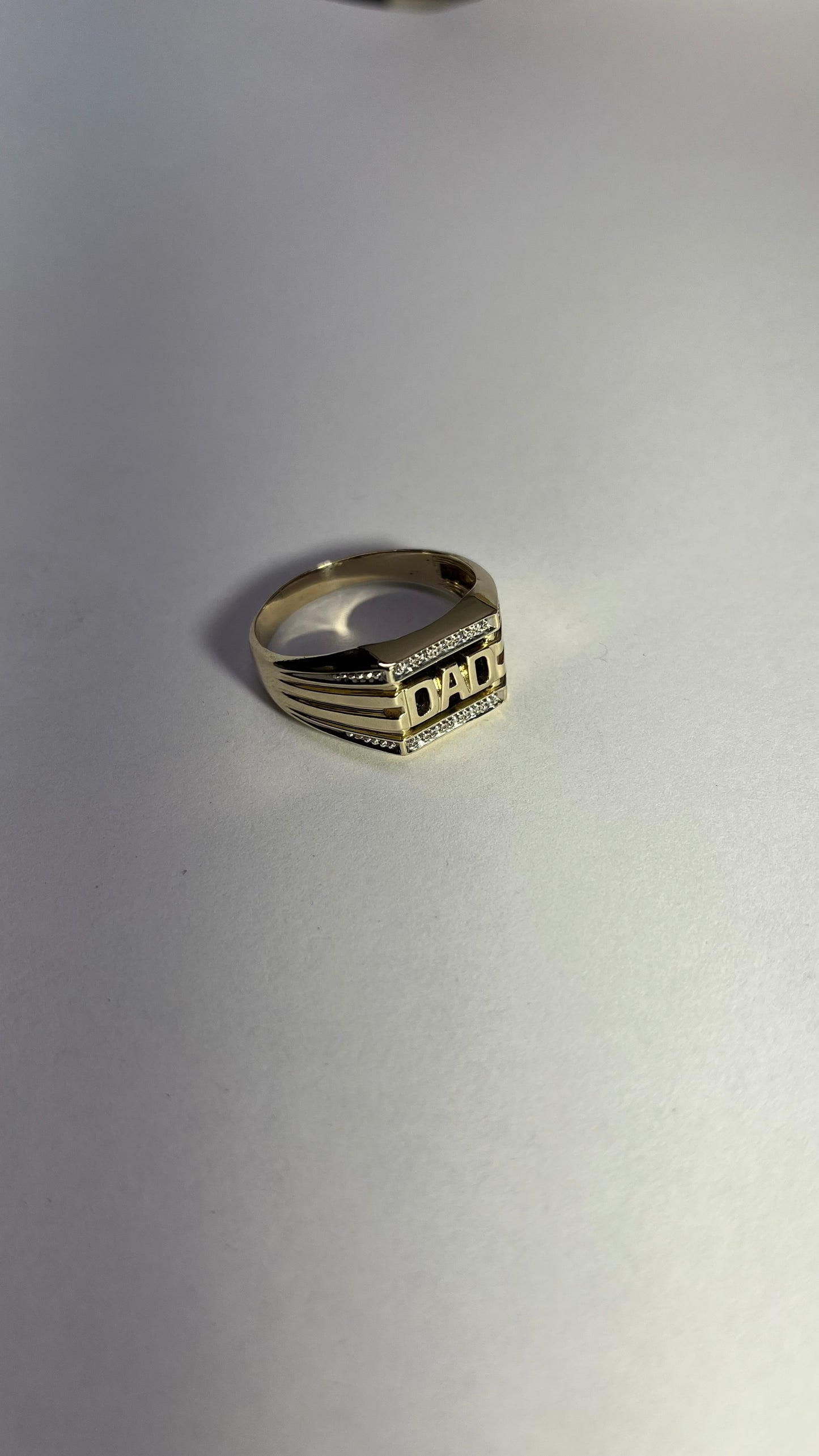 DAD gold ring