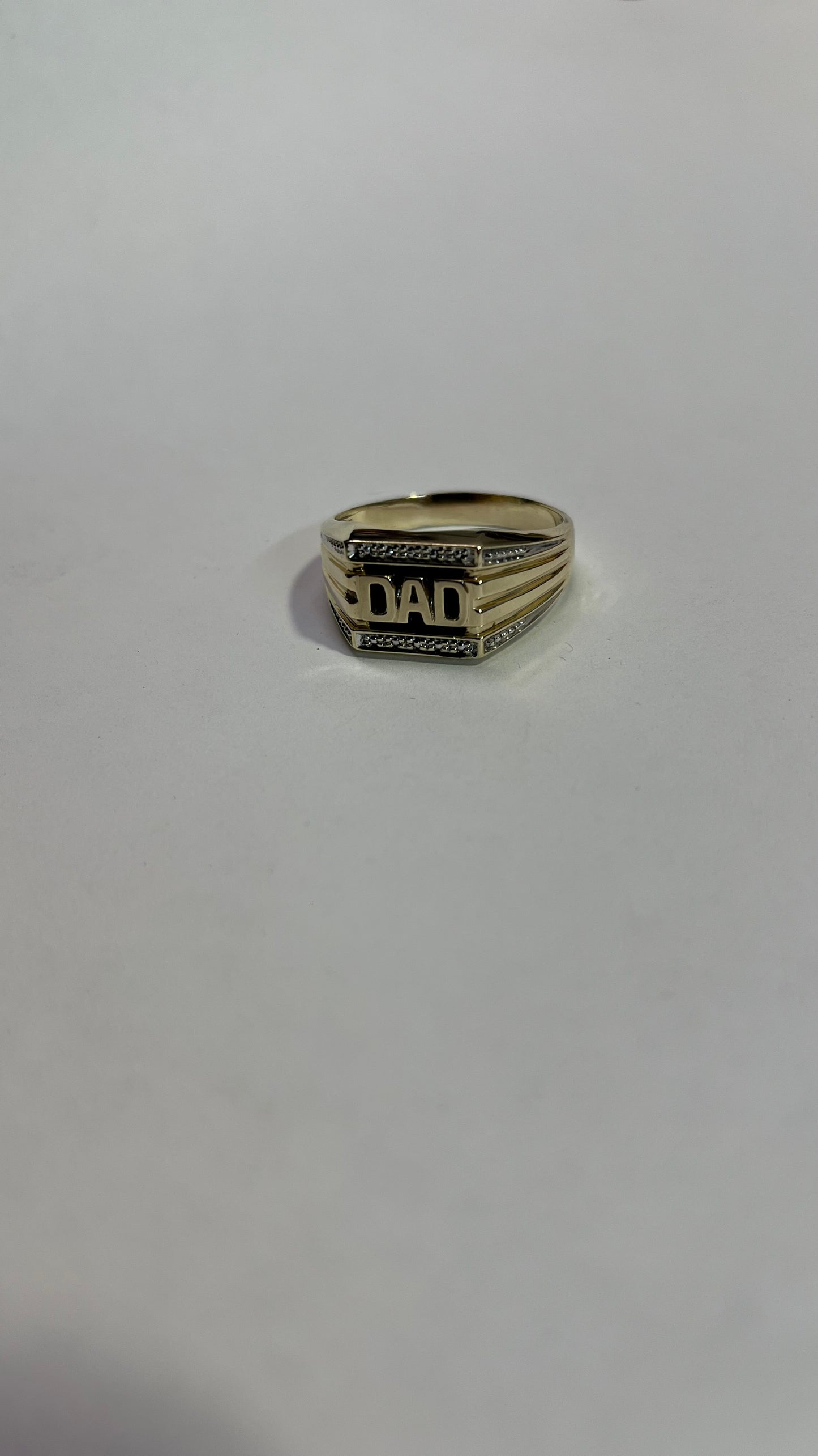 DAD gold ring
