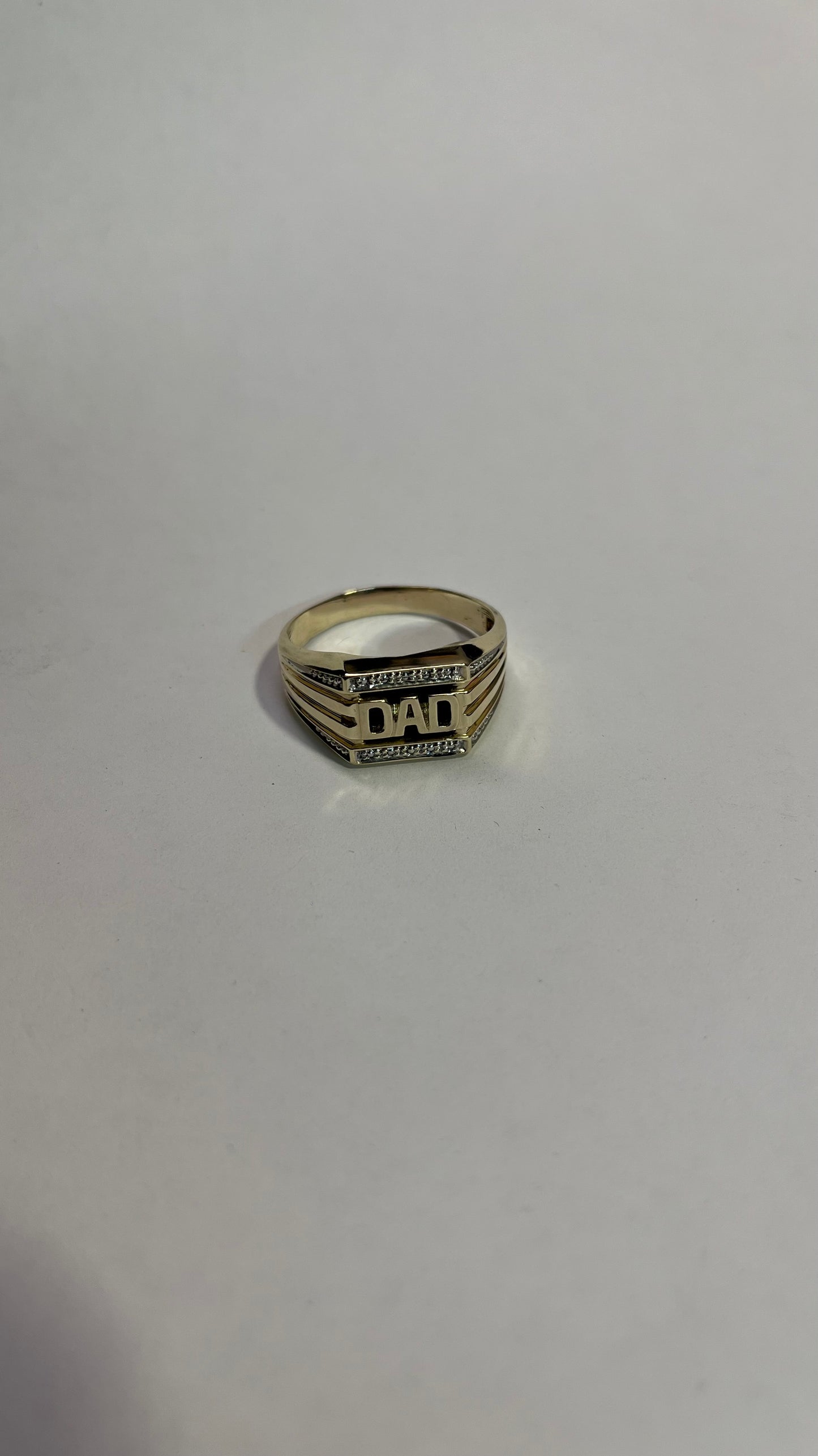 DAD gold ring