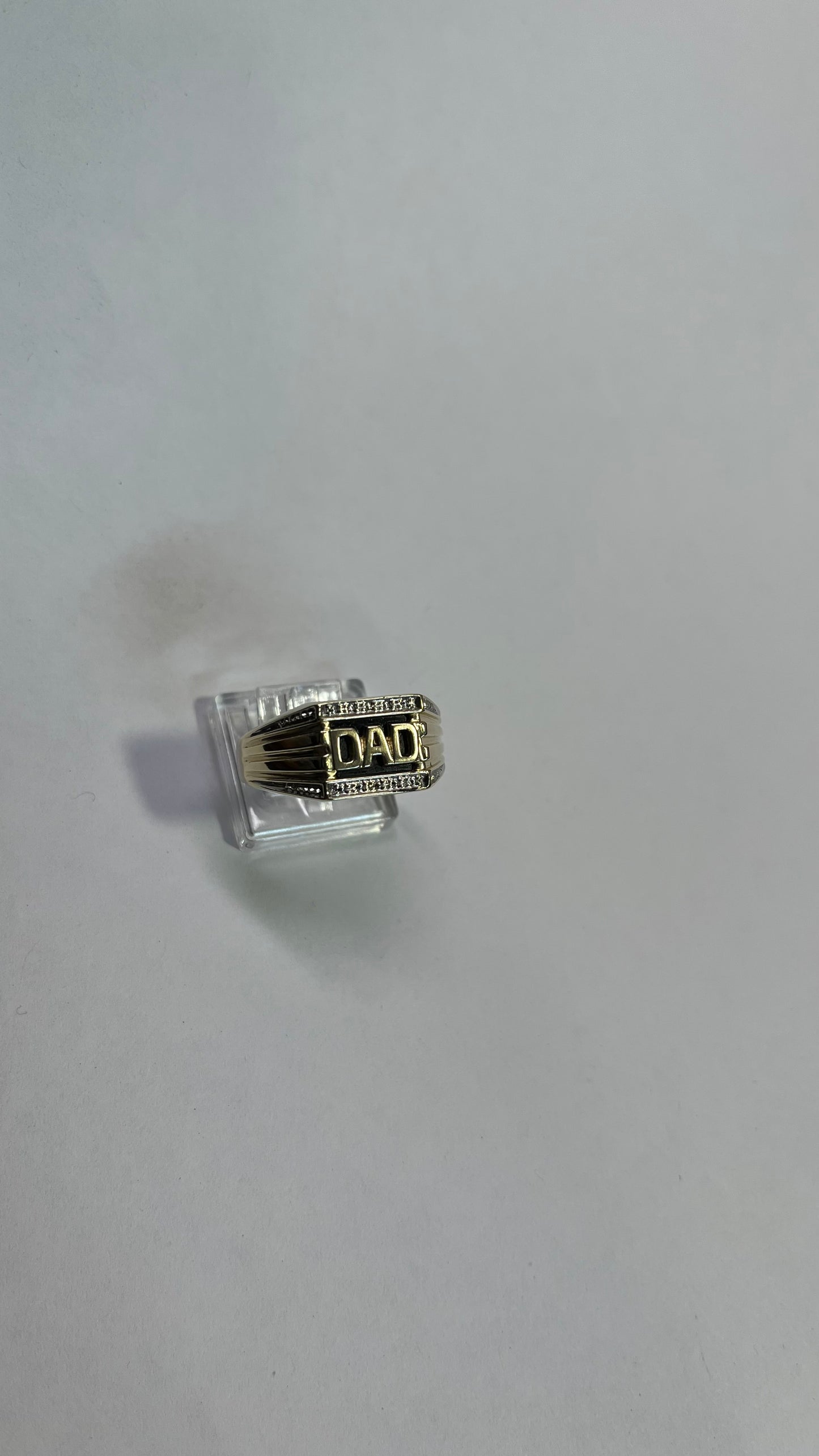 DAD gold ring