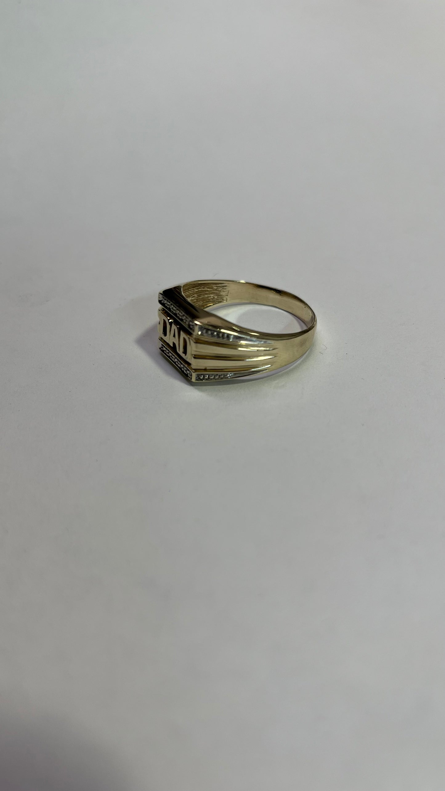 DAD gold ring