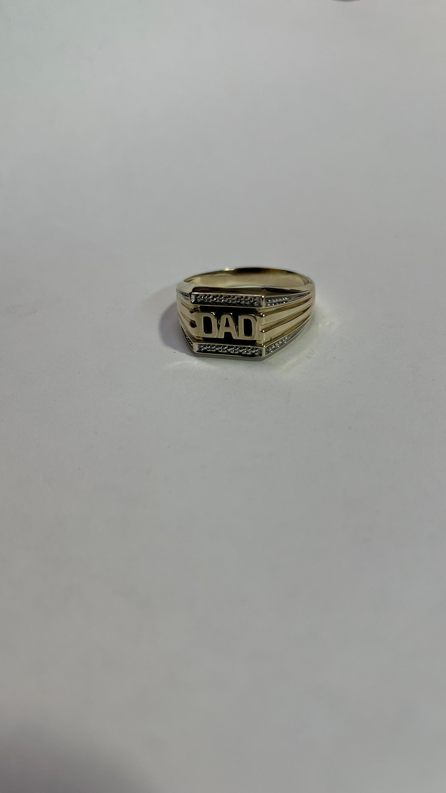 DAD gold ring