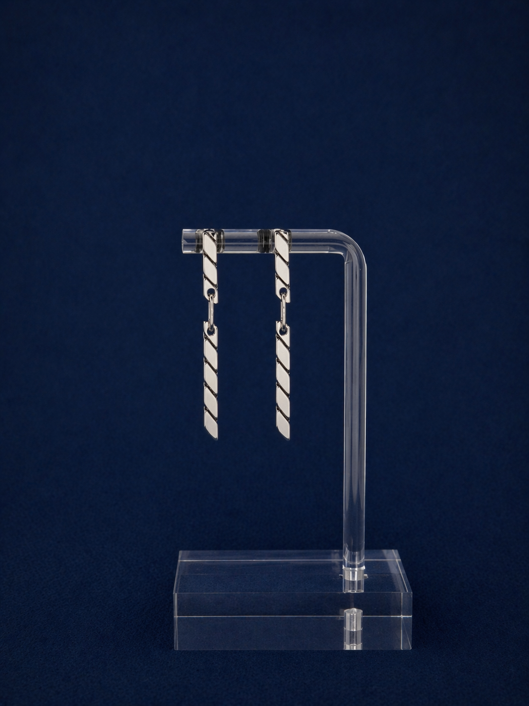 Sterling Silver Twisted Drop Earrings