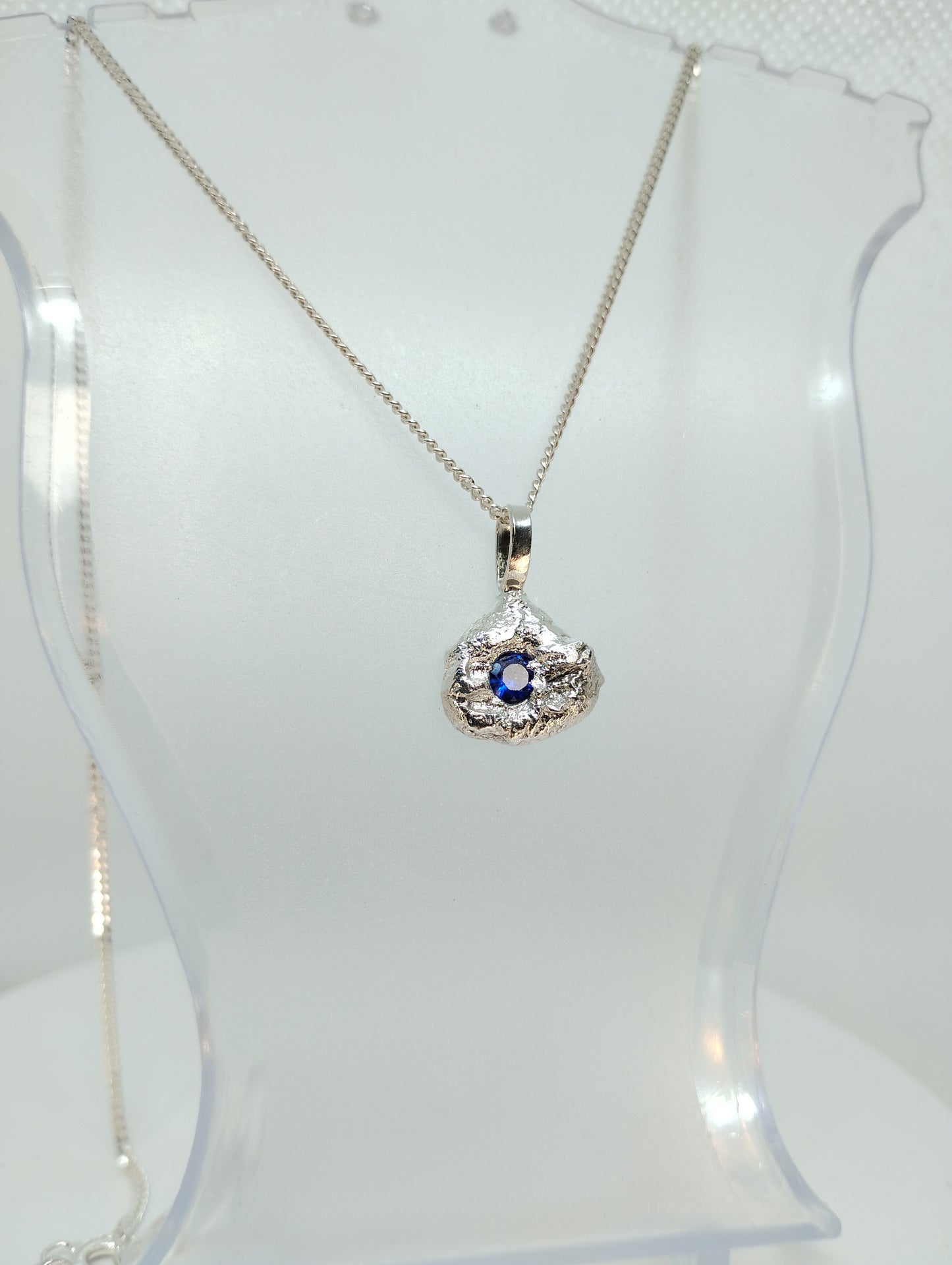 Sterling Silver "Organic" Pendant