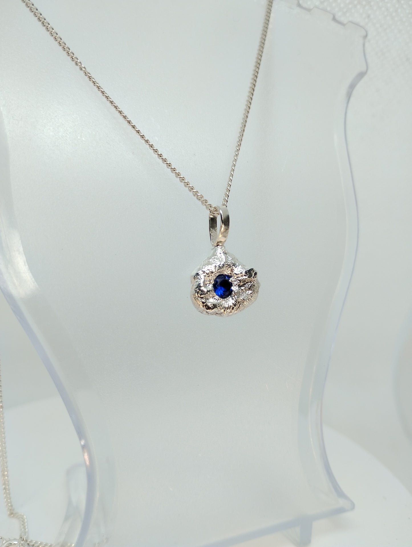Sterling Silver "Organic" Pendant