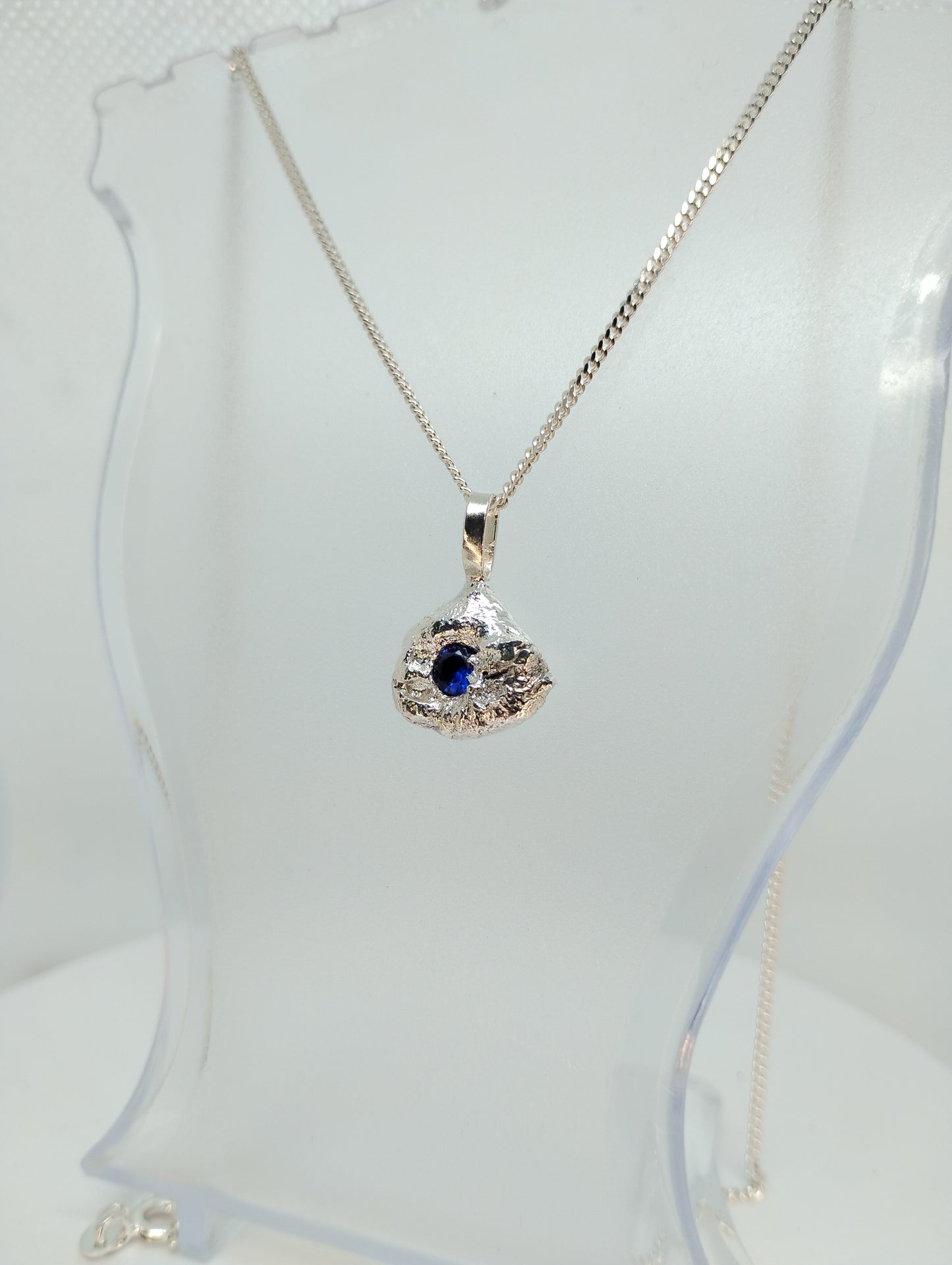 Sterling Silver "Organic" Pendant